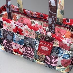 Harvey's Flora Patchwork Large Satchel, circa 2010, RARE
